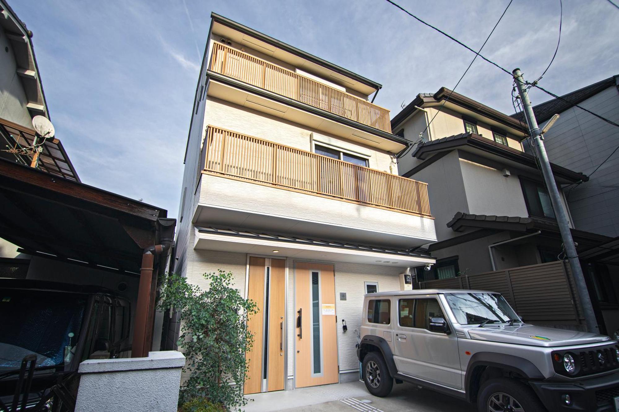 二条 秋 Designer House 新築 2ldk 1階庭付き 4人宿泊可能 Kyoto
